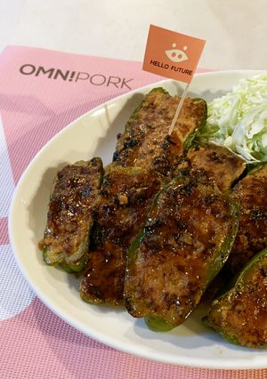 オムニミートで作る！ピーマンの肉詰め-レシピのメイン写真