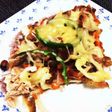 簡単ランチ お米deピザ
