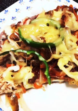 簡単ランチ　お米deピザ-レシピのメイン写真