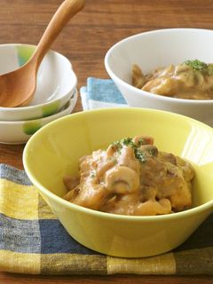 ポルチーニ香る☆鶏肉ときのこのクリーム煮-レシピのメイン写真