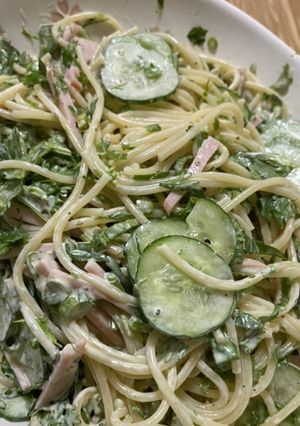サッパリと♩パクチーと胡瓜のスパサラ-レシピのメイン写真
