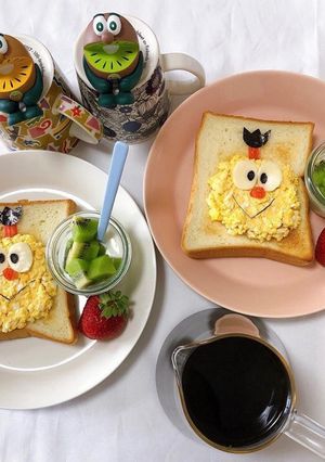 コロ助卵オープンサンド-レシピのメイン写真