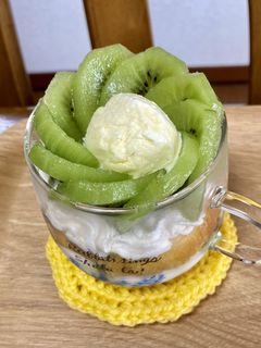 簡単キウイパフェ-レシピのメイン写真