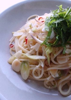 薬味三昧　和のパスタ-レシピのメイン写真