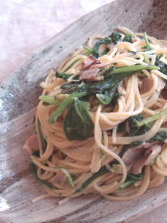 スープの素で作る@グリーンクリームパスタ-レシピのメイン写真