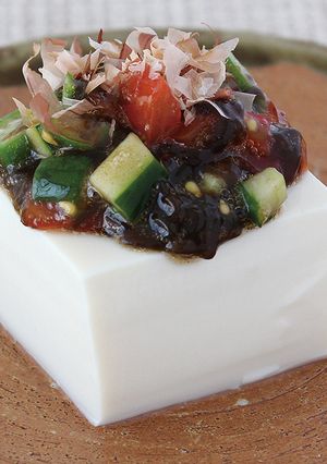 野菜たっぷり　もずく冷奴-レシピのメイン写真