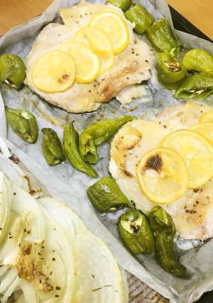 しし唐と鶏肉のレモン焼き-レシピのメイン写真