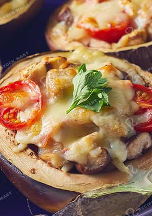 賀茂なすの野菜詰めオーブン焼き-レシピのメイン写真