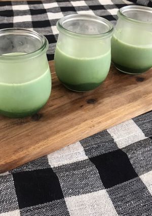 簡単　抹茶のプリン-レシピのメイン写真