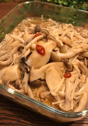 レンジで常備菜♡旨味凝縮きのこのマリネ-レシピのメイン写真