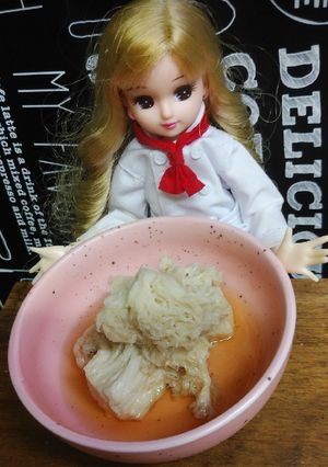 リカちゃん♡ヤマブシタケの煮浸し(副菜)-レシピのメイン写真