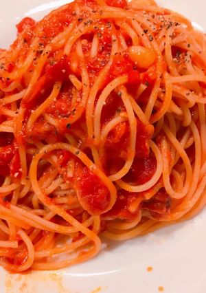 アンチョビトマトパスタ-レシピのメイン写真