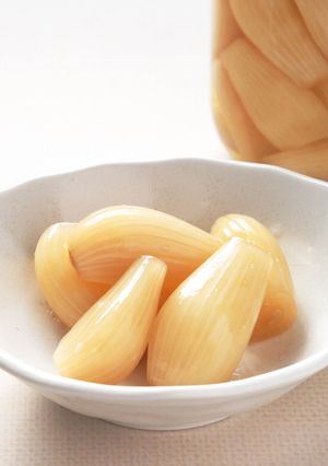 穀物酢で作るらっきょう漬け-レシピのメイン写真