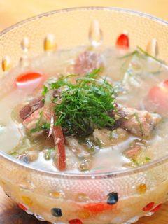 サバ缶とトマトと大葉の冷や汁-レシピのメイン写真