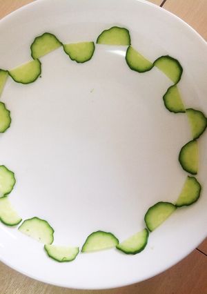 簡単胡瓜をのせ☆可愛い形変身♪-レシピのメイン写真