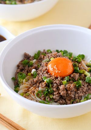 スタミナごま油そうめん-レシピのメイン写真