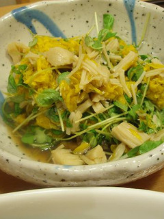 食用菊とほたての酢の物-レシピのメイン写真