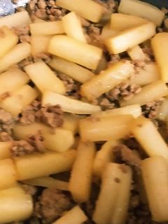 ひき肉と大根の甘辛煮-レシピのメイン写真
