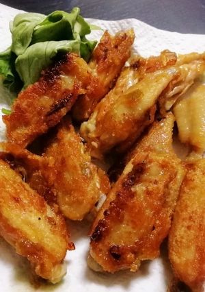 【パパ料理】桃屋のキムチの素で手羽焼-レシピのメイン写真