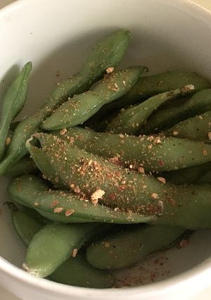 ごま油風味のピリ辛枝豆-レシピのメイン写真