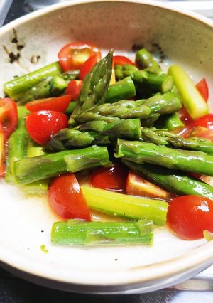 アスパラとミニトマトのマリネ-レシピのメイン写真