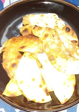 餃子の皮チップス-レシピのメイン写真