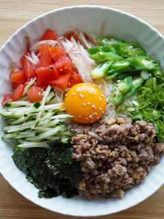ひき肉そうめん-レシピのメイン写真