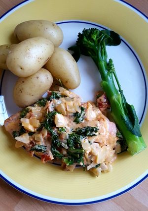 英国発☆鶏胸肉のトマトクリーム煮-レシピのメイン写真