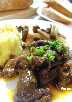 牛すじ肉の赤ワイン煮込み♪-レシピのメイン写真