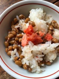 納豆とたらこのご飯-レシピのメイン写真