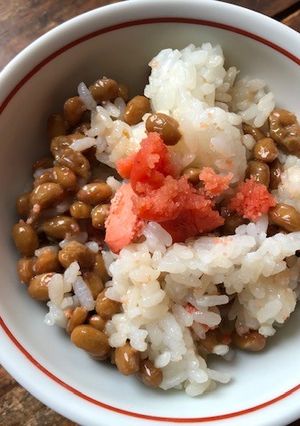 納豆とたらこのご飯-レシピのメイン写真