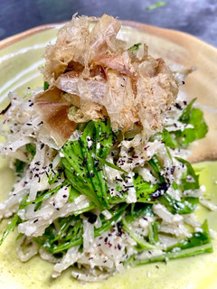 賄い副菜!大根と水菜の白和え風!-レシピのメイン写真