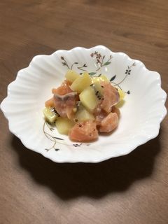 キウイとサーモンのマリネ-レシピのメイン写真