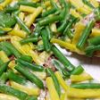 インゲンのかりかりチーズ焼き
