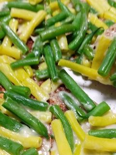 インゲンのかりかりチーズ焼き-レシピのメイン写真