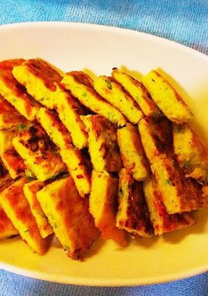 ヘルシーおつまみお好み焼き-レシピのメイン写真