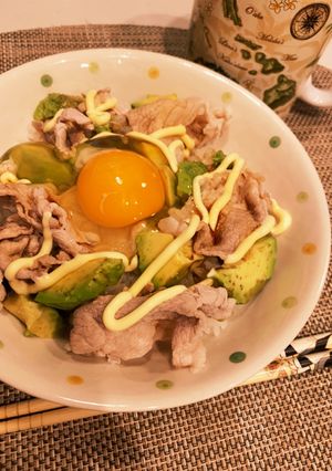 焼肉のタレで♪アボガド丼♡-レシピのメイン写真