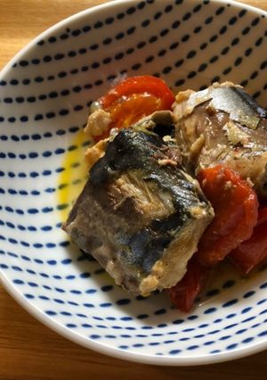 超簡単!サバ缶トマト煮-レシピのメイン写真