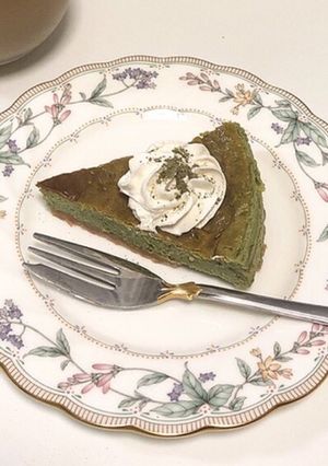スーパーカップで簡単！抹茶チーズケーキ-レシピのメイン写真