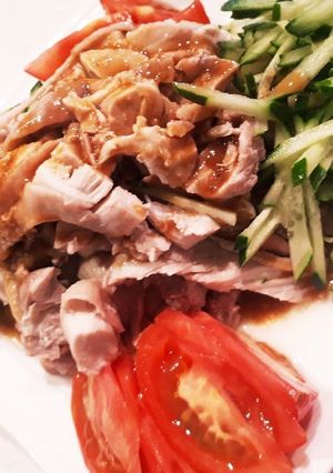 すぐ出来る★鶏もも肉のバンバンジー★-レシピのメイン写真