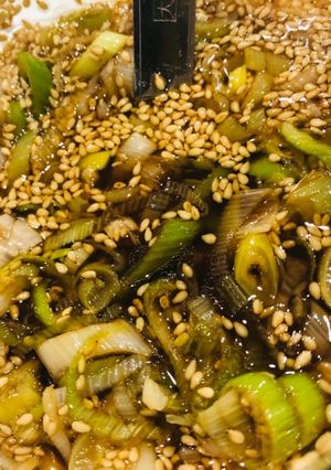 長ネギの食べるつけタレ-レシピのメイン写真