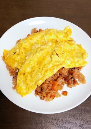 チーズ入りたまごのオムライス-レシピのメイン写真