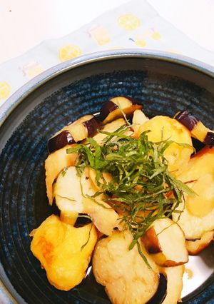 揚げ茄子ジャガ　生姜風味♪-レシピのメイン写真