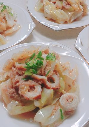 ♪キャベツとツナとちくわの和え物♪-レシピのメイン写真