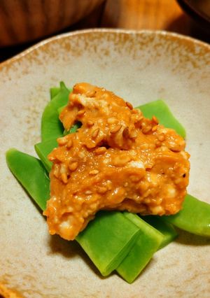 モロッコいんげんの味噌チーズディップ-レシピのメイン写真