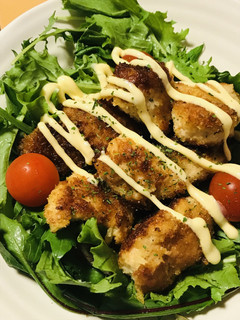 鶏むね肉●唐揚げ風味の揚げ焼きチキンカツ-レシピのメイン写真