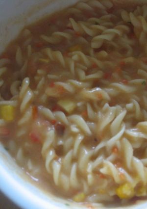 お手軽野菜スープのパスタ-レシピのメイン写真