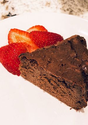 簡単チョコチーズケーキ(バスク風)-レシピのメイン写真