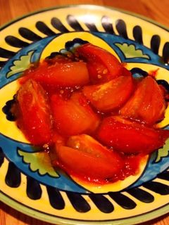 トマトの焦がし蜂蜜ソテー-レシピのメイン写真