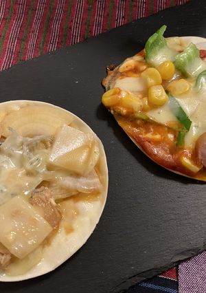 簡単！餃子の皮ピザ-レシピのメイン写真